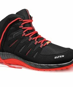 Elten MADDOX S3 Black-Red Mid ESD