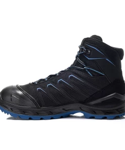 Lowa LARROX Work GTX Mid S3 -BP® ELTEN 5482 LARROX Work GTX black blue mid LEFT 1280x1280