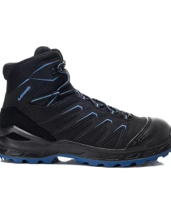 Lowa LARROX Work GTX Mid S3 -BP® ELTEN 5482 LARROX Work GTX black blue mid RIGHT 1280x1280