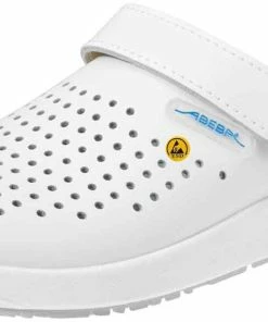 Abeba Berufsschuhe Sicherheitsschuhe ABEBA Clog Weiß ESD 5300 OB