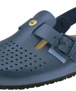 Abeba Berufsschuhe Sicherheitsschuhe ABEBA Clog Nachtblau ESD 4045 OB