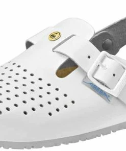 Abeba Berufsschuhe Sicherheitsschuhe ABEBA Clog Weiß ESD 4050 OB
