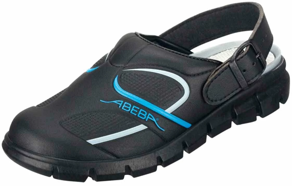 Abeba Berufsschuhe Sicherheitsschuhe ABEBA Clog Schwarz/ Blau 7331 OB 1 Abeba Berufsschuhe Sicherheitsschuhe ABEBA Clog Schwarz/ Blau 7331 OB