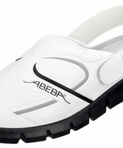 Abeba Berufsschuhe Sicherheitsschuhe ABEBA Clog Weiß/ Schwarz 7335 OB