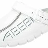 Abeba Berufsschuhe Sicherheitsschuhe ABEBA Clog Weiß Mit Aufdruck 7310 OB