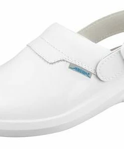 Abeba Berufsschuhe Sicherheitsschuhe ABEBA Clog Lack Weiß 7620 OB