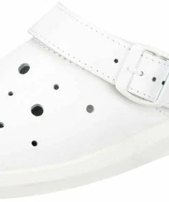 Abeba Berufsschuhe Sicherheitsschuhe ABEBA Clog Weiß, Perforiert 7630 OB