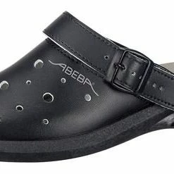 Abeba Berufsschuhe Sicherheitsschuhe ABEBA Clog Schwarz, Perforiert 7631 OB