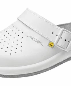 Abeba Berufsschuhe Sicherheitsschuhe ABEBA Clog Weiß ESD 35600 OB