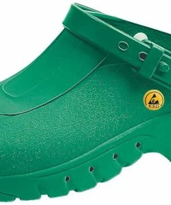 Abeba Berufsschuhe Sicherheitsschuhe ABEBA Clog Grün ESD 39620 OB