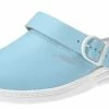 Abeba Berufsschuhe Sicherheitsschuhe ABEBA Clog Hellblau/ Weiß 7081 OB