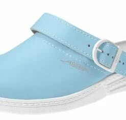 Abeba Berufsschuhe Sicherheitsschuhe ABEBA Clog Hellblau/ Weiß 7081 OB