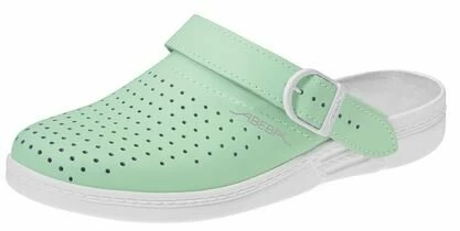 Abeba Berufsschuhe Sicherheitsschuhe ABEBA Clog Mint/ Weiß 7090 OB 1 Abeba Berufsschuhe Sicherheitsschuhe ABEBA Clog Mint/ Weiß 7090 OB