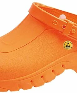 Abeba Berufsschuhe Sicherheitsschuhe ABEBA Clog Orange ESD 39630 OB