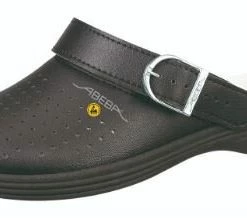 Abeba Berufsschuhe Sicherheitsschuhe ABEBA Clog Schwarz ESD 37530 OB
