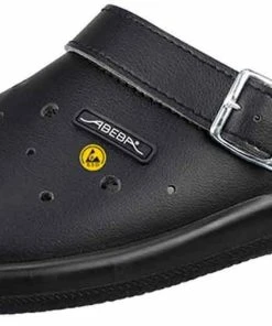 Abeba Berufsschuhe Sicherheitsschuhe ABEBA Clog Schwarz ESD 38330 OB