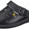 Abeba Berufsschuhe Sicherheitsschuhe ABEBA Clog Schwarz, Perforiert ESD 37631 OB