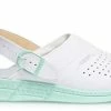 Abeba Berufsschuhe Sicherheitsschuhe ABEBA Clog Weiß/ Mint 5080 OB
