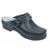 AWC Berufsschuhe Clogs Mit Absatz Schwarz
