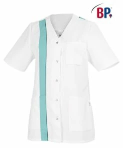 BP Berufsbekleidung BP Damen Kasack 1616 400 71 Mischgewebe Weiss Mit Mint