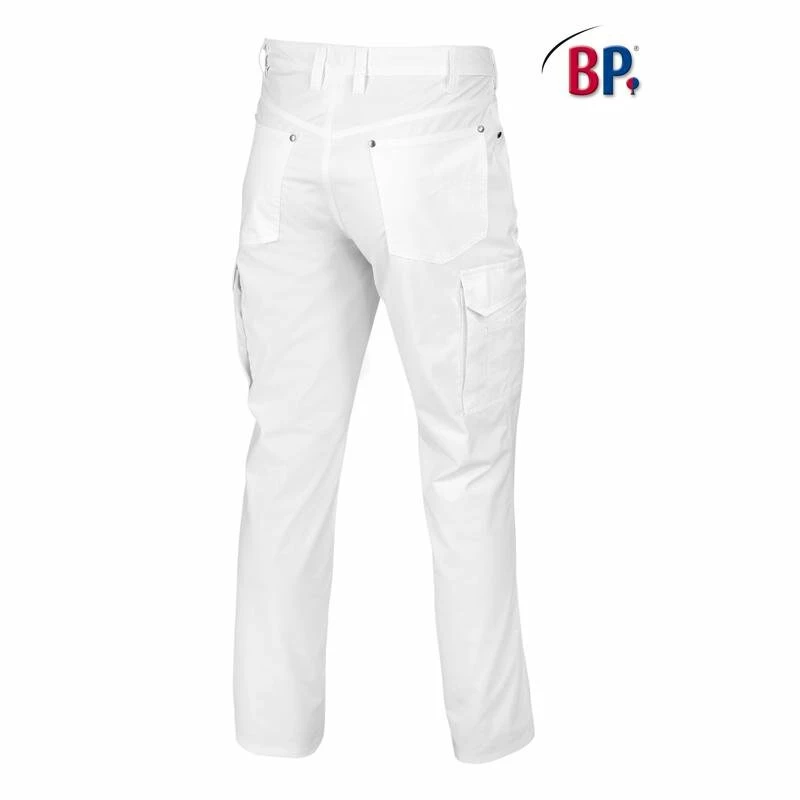 BP Berufsbekleidung BP Herrenjeans 1658 686 21 Weiß Körpernahe Form Mit Strech 2 BP Berufsbekleidung BP Herrenjeans 1658 686 21 Weiß Körpernahe Form Mit Strech – Bild 2