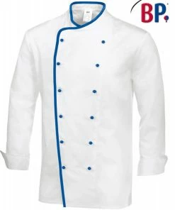 BP Berufsbekleidung BP Kochjacke 1502 315 21 Weiß Ohne Paspelierung
