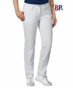 BP Berufsbekleidung BP Praxishose Damen 1734 686 21 Chinohose Weiß