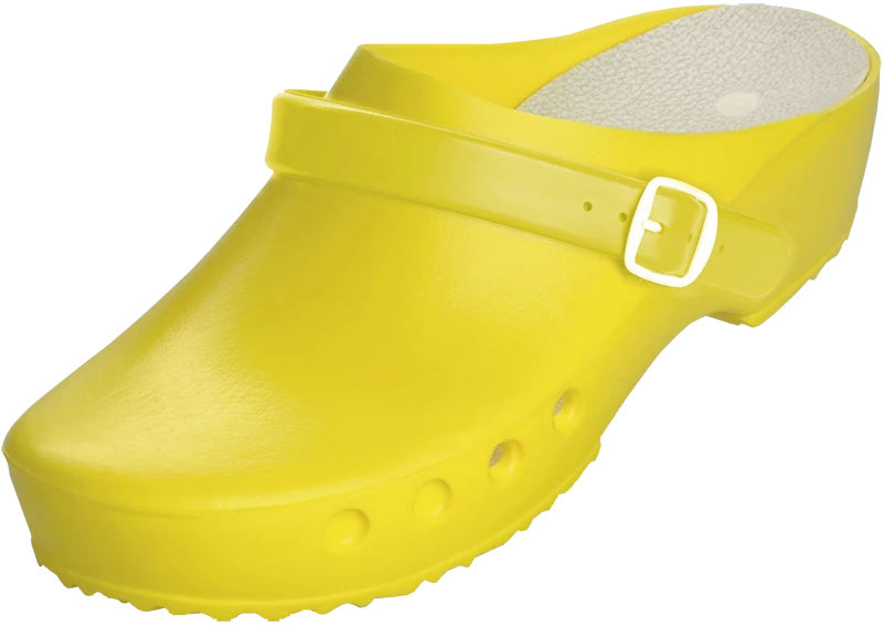 SCHÜRR Schuhvertrieb GmbH CHIROCLOGS Classic Gelb OP-Clogs Mit Fersenriemen 1 SCHÜRR Schuhvertrieb GmbH CHIROCLOGS Classic Gelb OP-Clogs Mit Fersenriemen
