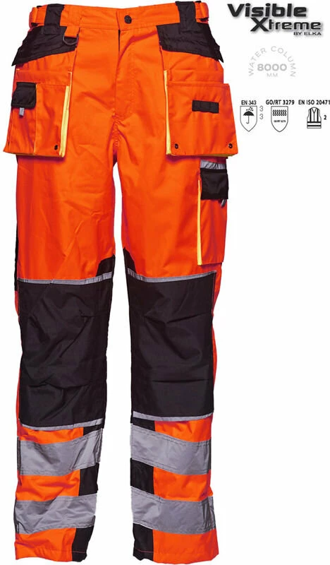 ELKA Rainwear ELKA Warnschutz Bundhose Visible Xtreme 082404R 2 ELKA Rainwear ELKA Warnschutz Bundhose Visible Xtreme 082404R – Bild 2