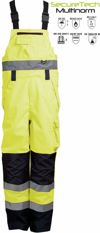 ELKA Rainwear ELKA Multinorm Latzhose SecureTech Multinorm 089950R 1 ELKA Rainwear ELKA Multinorm Latzhose SecureTech Multinorm 089950R