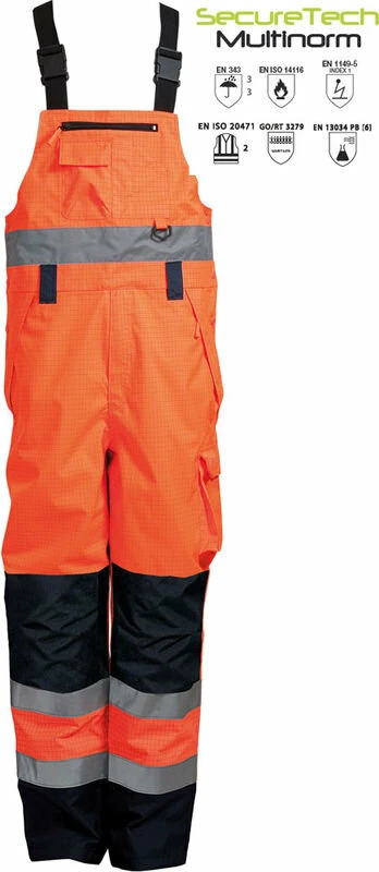 ELKA Rainwear ELKA Multinorm Latzhose SecureTech Multinorm 089950R 2 ELKA Rainwear ELKA Multinorm Latzhose SecureTech Multinorm 089950R – Bild 2