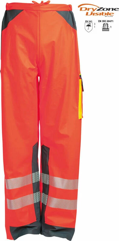ELKA Rainwear ELKA Regen Warnschutz Hose DryZone Visible 022402R 1 ELKA Rainwear ELKA Regen Warnschutz Hose DryZone Visible 022402R