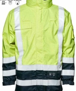 ELKA Rainwear ELKA Warnschutz Multinorm Jacke SecureTech Multinorm