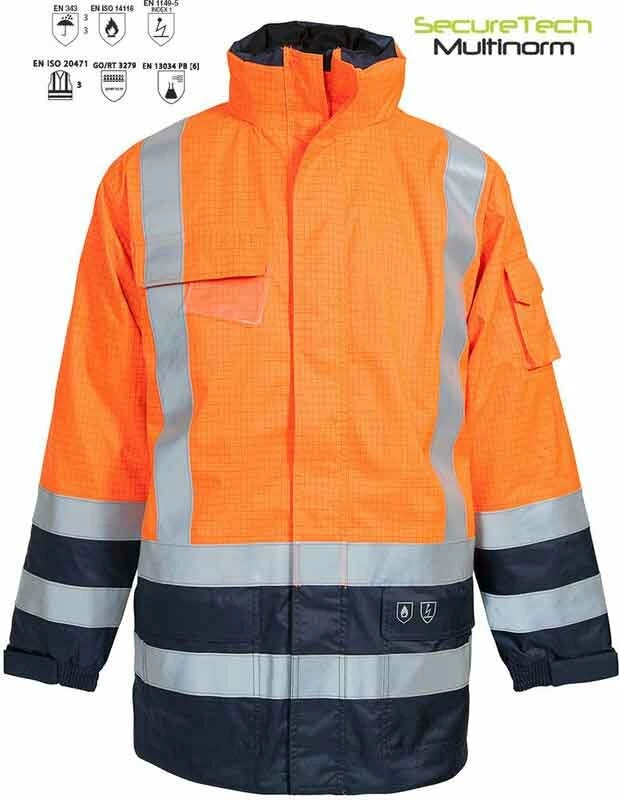 ELKA Rainwear ELKA Warnschutz Multinorm Jacke SecureTech Multinorm 2 ELKA Rainwear ELKA Warnschutz Multinorm Jacke SecureTech Multinorm – Bild 2