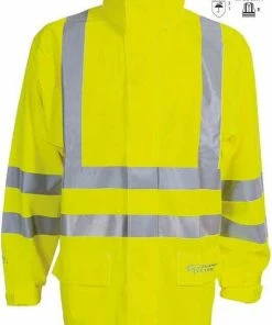 ELKA Rainwear ELKA Warnschutz Regenjacke DryZone Visible Extra Lang 026301R
