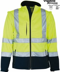 ELKA Rainwear ELKA Warnschutz Softshell Jacke EN471 Mit Abnehmbaren Ärmeln