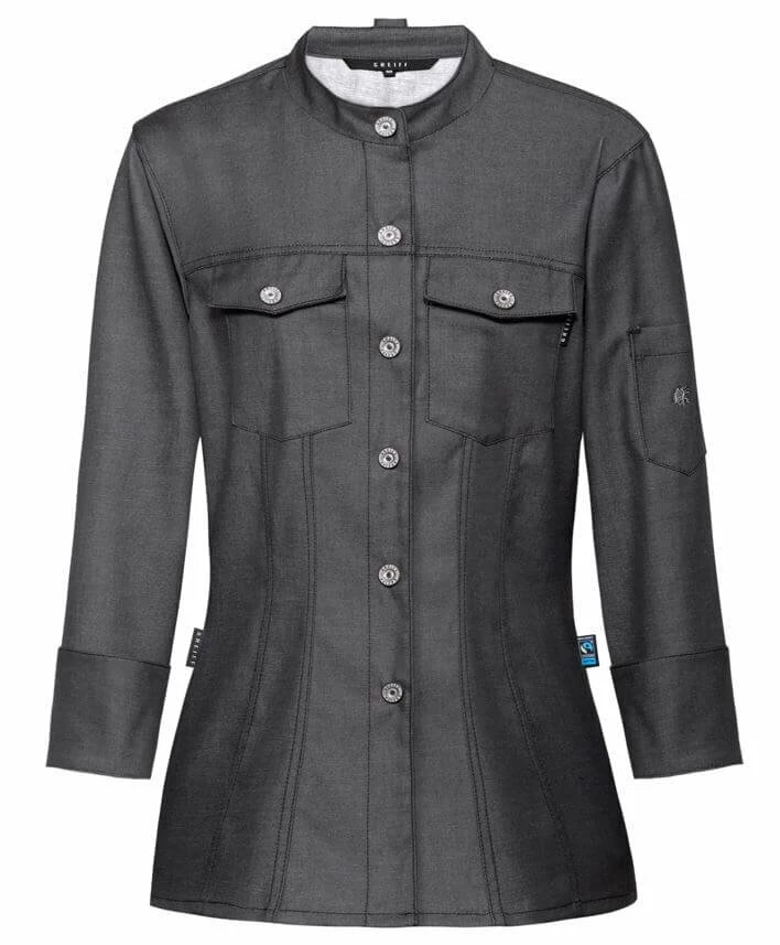 GREIFF Damen Kochjacke Regular Fit 5417 1 GREIFF Damen Kochjacke Regular Fit 5417