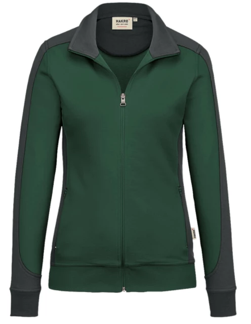 Hakro Damen Sweatjacke Contrast Mikralinar 277 10 Hakro Damen Sweatjacke Contrast Mikralinar 277 – Bild 10