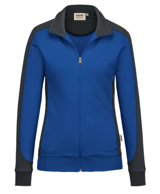 Hakro Damen Sweatjacke Contrast Mikralinar 277 4 Hakro Damen Sweatjacke Contrast Mikralinar 277 – Bild 4