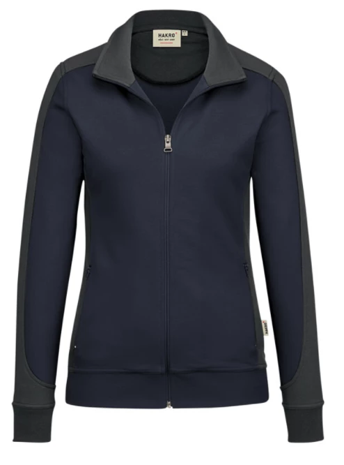 Hakro Damen Sweatjacke Contrast Mikralinar 277 7 Hakro Damen Sweatjacke Contrast Mikralinar 277 – Bild 7