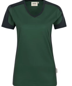 Hakro Damen V-Shirt Contrast 190 Mikralinar -BP® hakro damen v shirt contrast 190 mikralinar10