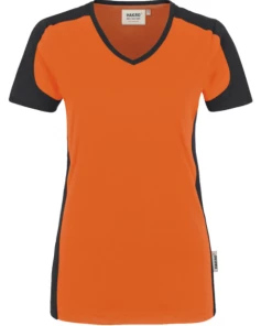Hakro Damen V-Shirt Contrast 190 Mikralinar -BP® hakro damen v shirt contrast 190 mikralinar6