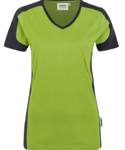 Hakro Damen V-Shirt Contrast 190 Mikralinar -BP® hakro damen v shirt contrast 190 mikralinar8