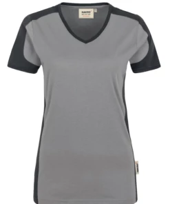 Hakro Damen V-Shirt Contrast 190 Mikralinar -BP® hakro damen v shirt contrast 190 mikralinar9