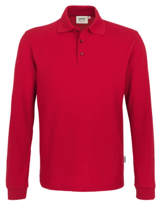 Hakro Herren Longsleeve-Poloshirt 815 Mikralinar 3 Hakro Herren Longsleeve-Poloshirt 815 Mikralinar – Bild 3