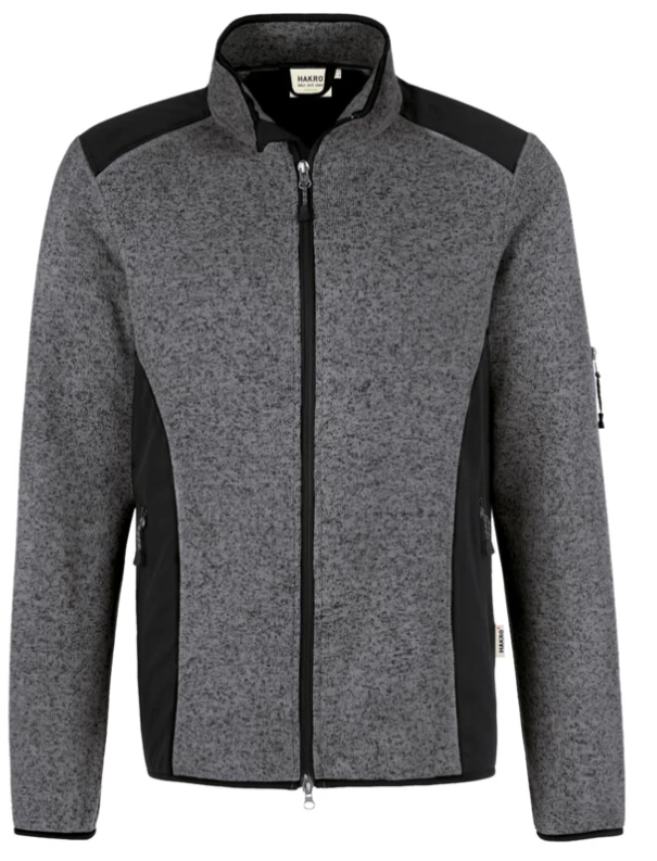 Hakro Herren Strickfleecejacke Dawson 836 1 Hakro Herren Strickfleecejacke Dawson 836