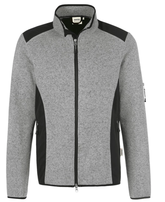 Hakro Herren Strickfleecejacke Dawson 836 4 Hakro Herren Strickfleecejacke Dawson 836 – Bild 4