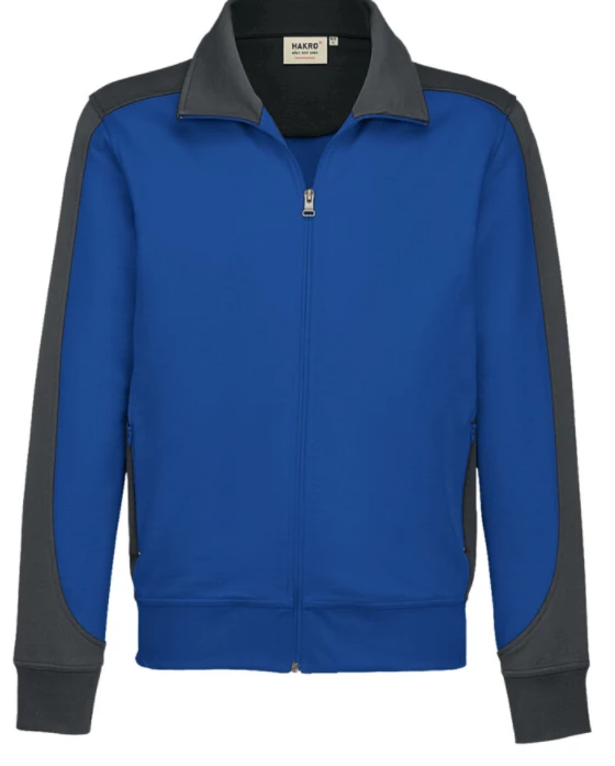Hakro Herren Sweatjacke Contrast Mikralinar 477 4 Hakro Herren Sweatjacke Contrast Mikralinar 477 – Bild 4