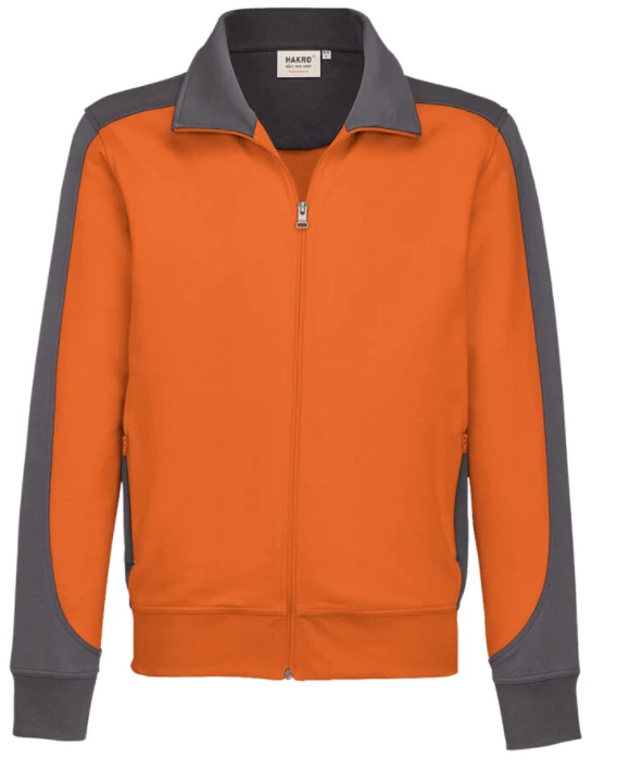 Hakro Herren Sweatjacke Contrast Mikralinar 477 6 Hakro Herren Sweatjacke Contrast Mikralinar 477 – Bild 6