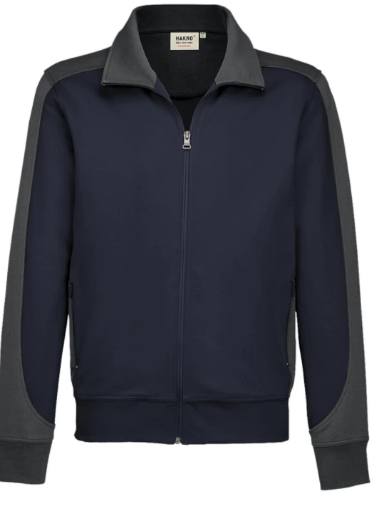 Hakro Herren Sweatjacke Contrast Mikralinar 477 7 Hakro Herren Sweatjacke Contrast Mikralinar 477 – Bild 7